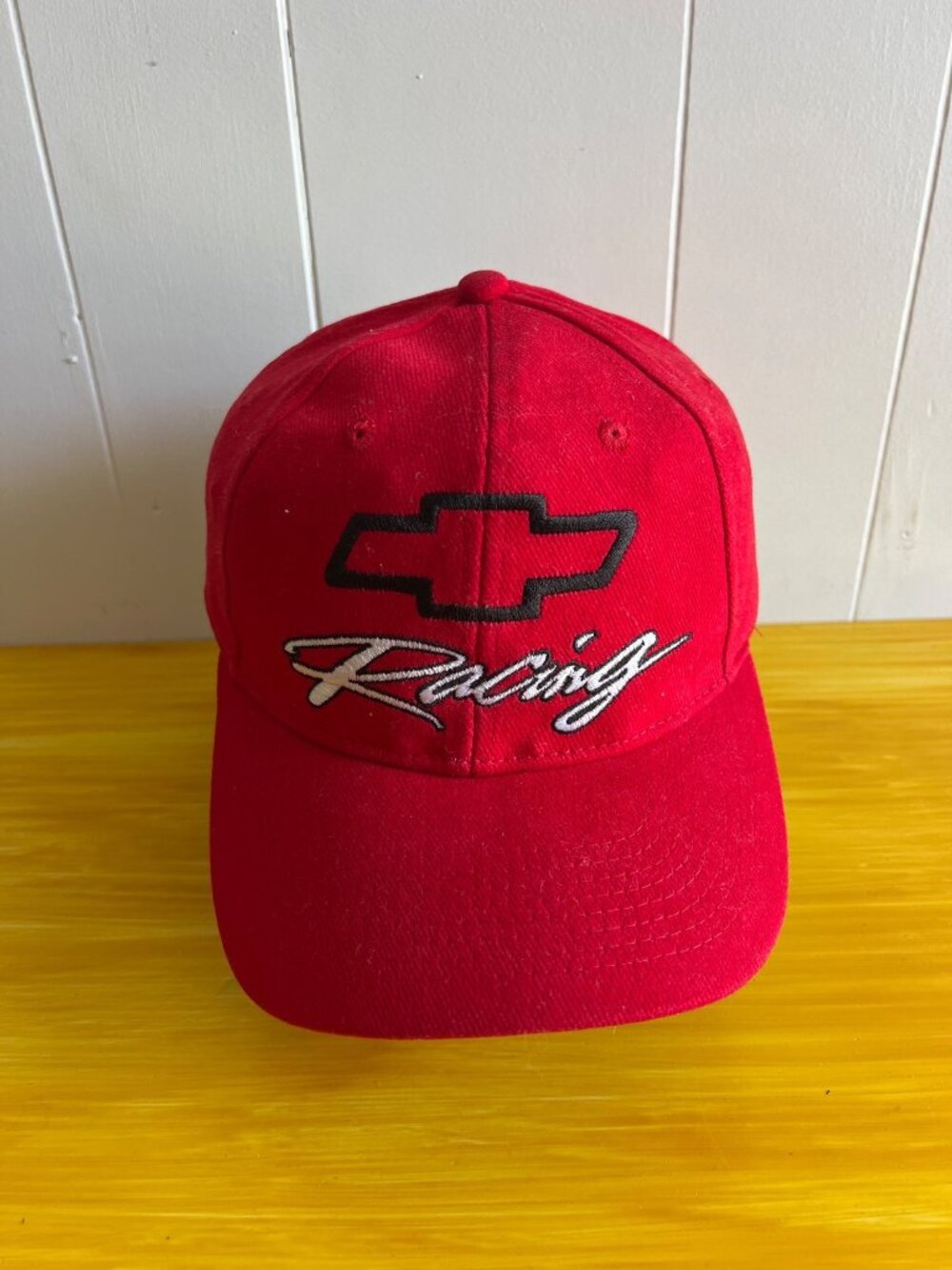 Vintage Chevrolet Racing Red NASCAR Adjustable Hat By DP Racing W3